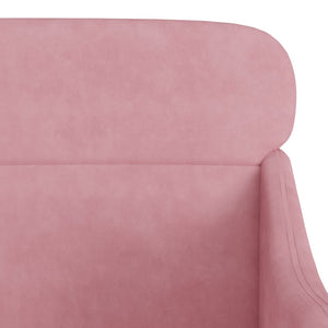 vidaXL Armchair Pink 63x76x80 cm Velvet