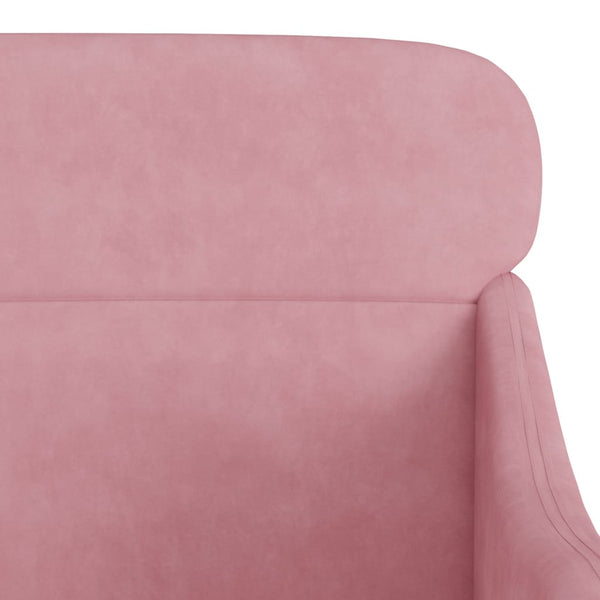 vidaXL Armchair Pink 63x76x80 cm Velvet