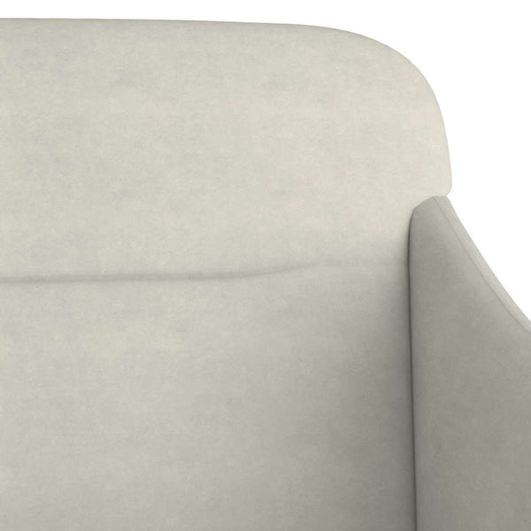 Sitzbank Creme Samt 110 cm