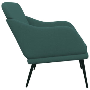 Dunkelgrüne Sitzbank Stoff 110 cm