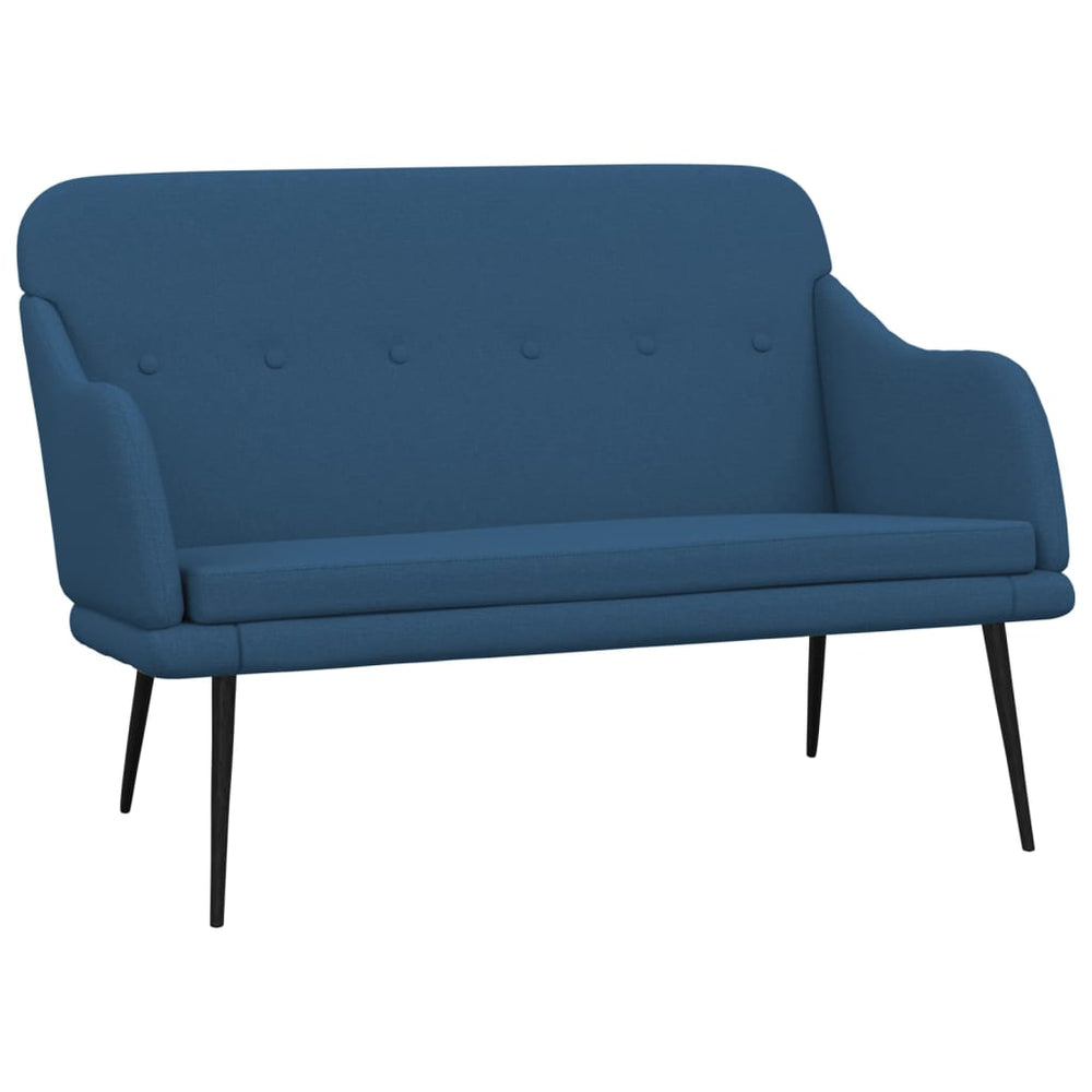 Blaue Sitzbank Stoff 110 cm