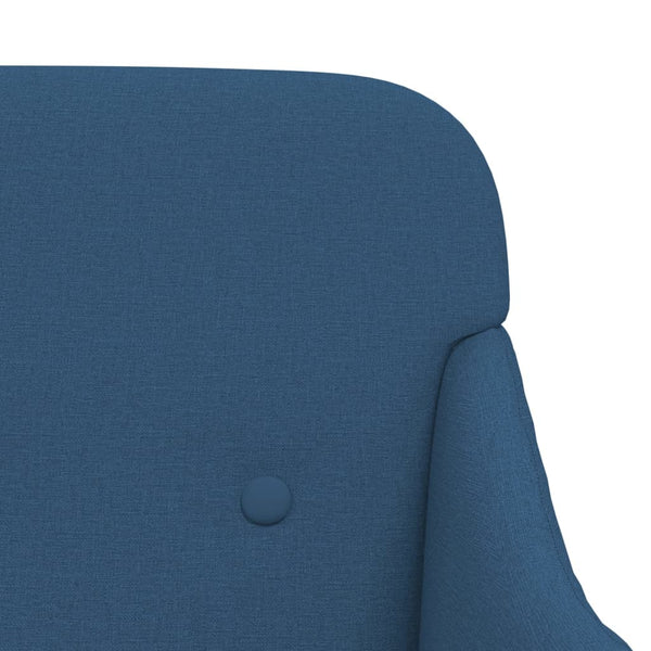 Blaue Sitzbank Stoff 110 cm