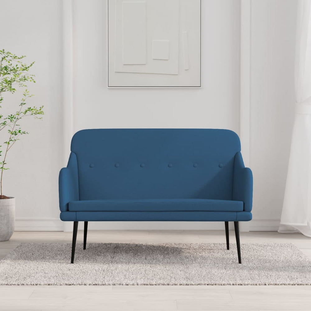 Blaue Sitzbank Stoff 110 cm