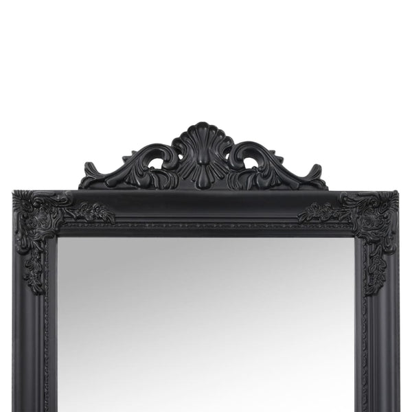 vidaXL Full-Length Mirror Black 45x180 cm