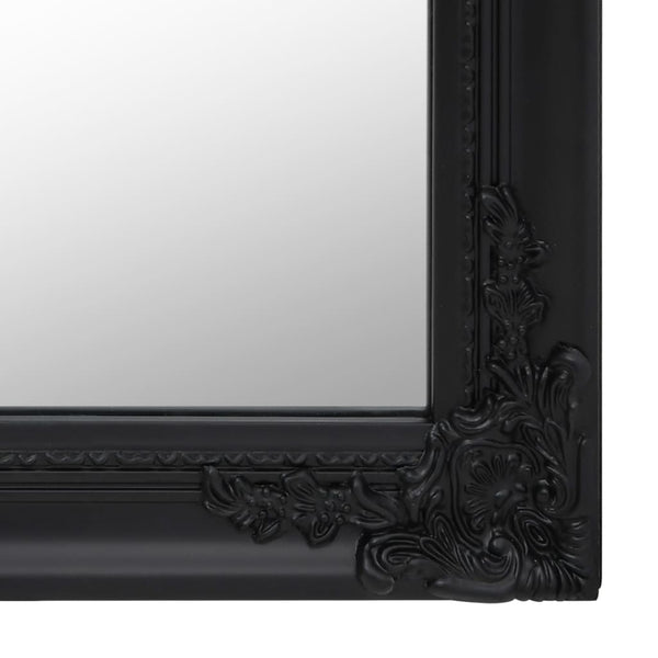 vidaXL Full-Length Mirror Black 45x180 cm