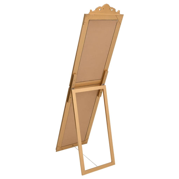 Goldener Standspiegel 50x200 cm