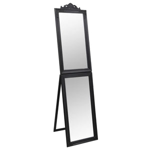 vidaXL Full-Length Mirror Black 50x200 cm