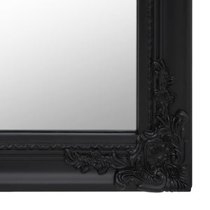 vidaXL Full-Length Mirror Black 50x200 cm