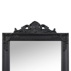 vidaXL Full-Length Mirror Black 50x200 cm