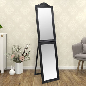 vidaXL Full-Length Mirror Black 50x200 cm