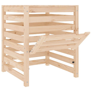Holz Komposter Kiefer 63,5x63,5x77,5 cm