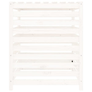 Weißer Holz Komposter 82,5x82,5x99,5cm
