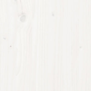 Weißer Holz Komposter 82,5x82,5x99,5cm