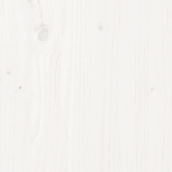 Weißer Holz Komposter 82,5x82,5x99,5cm