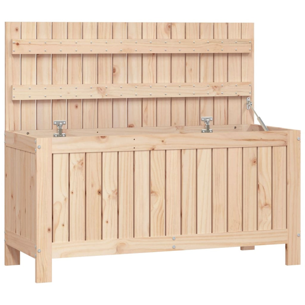 Gartentruhe Kiefer Massivholz 108 cm