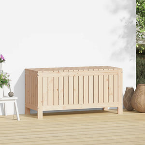 Gartentruhe Kiefer Massivholz 108 cm