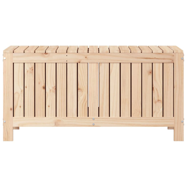 Gartentruhe Kiefer Massivholz 108 cm