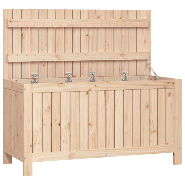 Gartentruhe Kiefer Massivholz 115x49x60 cm