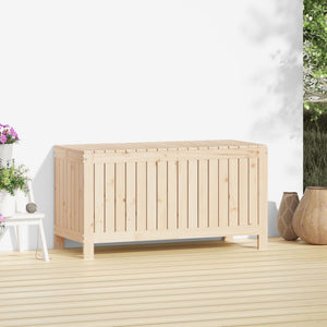 Gartentruhe Kiefer Massivholz 115x49x60 cm