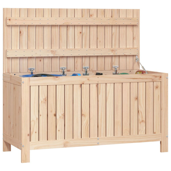 Gartentruhe Kiefer Massivholz 115x49x60 cm