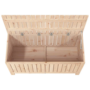 Gartentruhe Kiefer Massivholz 115x49x60 cm