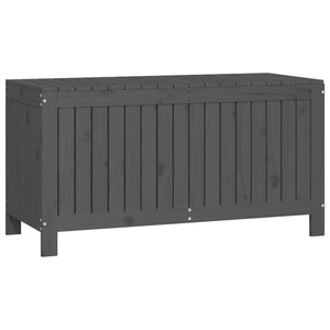 Gartentruhe Grau 115 cm Kiefer Massivholz
