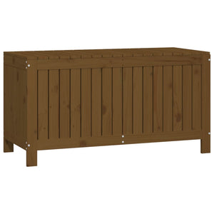 Gartentruhe Honigbraun 115x49x60 cm aus massivem Kiefernholz