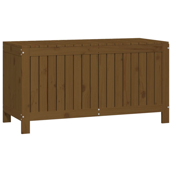 Gartentruhe Honigbraun 115x49x60 cm aus massivem Kiefernholz