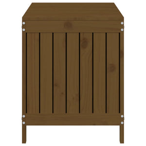 Gartentruhe Honigbraun 115x49x60 cm aus massivem Kiefernholz