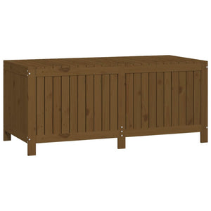 Gartentruhe Honigbraun Kiefer Massivholz 147 cm