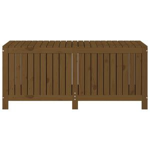 Gartentruhe Honigbraun Kiefer Massivholz 147 cm