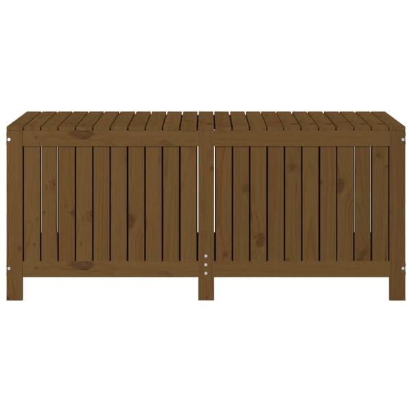 Gartentruhe Honigbraun Kiefer Massivholz 147 cm