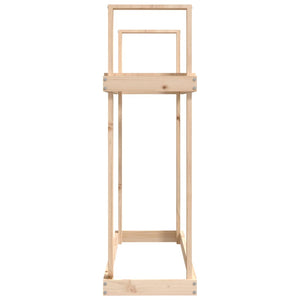 Kaminholzregal aus Kiefernholz 110 cm