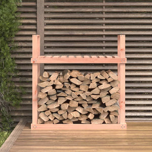 vidaXL Range-bûches 110x35x108,5 cm Bois massif douglas