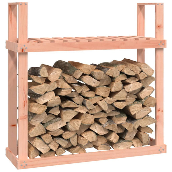 vidaXL Range-bûches 110x35x108,5 cm Bois massif douglas