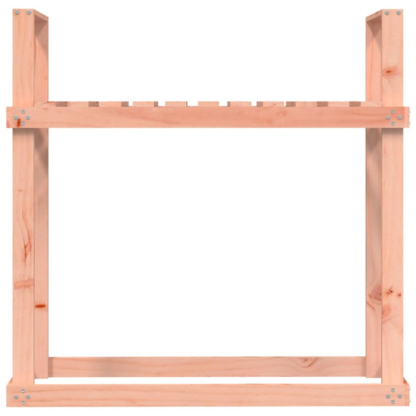 vidaXL Range-bûches 110x35x108,5 cm Bois massif douglas