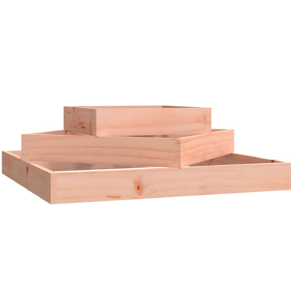 Pflanzkübel Massivholz Douglasie 83x83x27cm