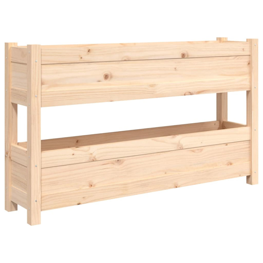 Pflanzkübel Kiefer Massivholz 112cm