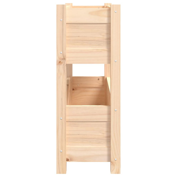 Pflanzkübel Kiefer Massivholz 77x25x66 cm