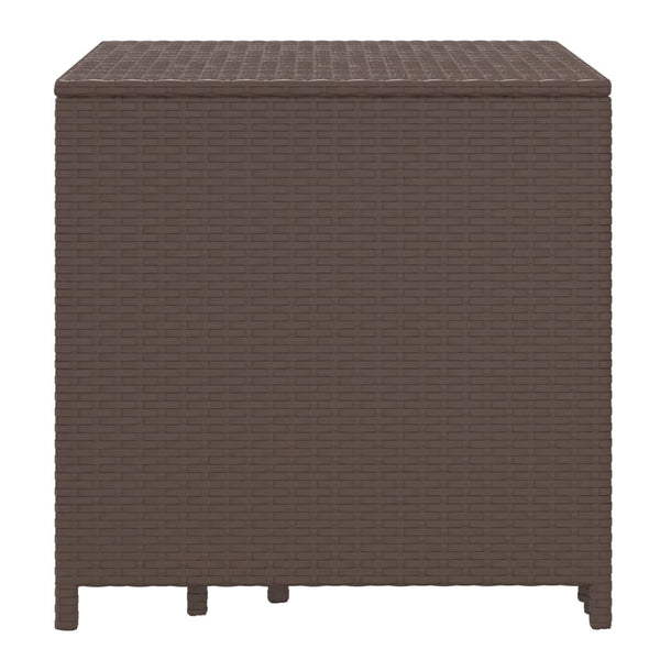 Satztische 3er Set Braun Poly Rattan