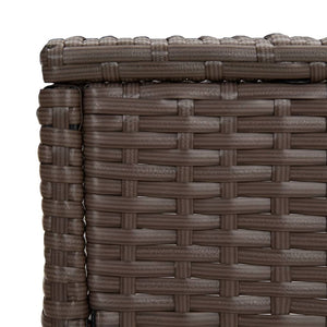 Satztische 3er Set Braun Poly Rattan