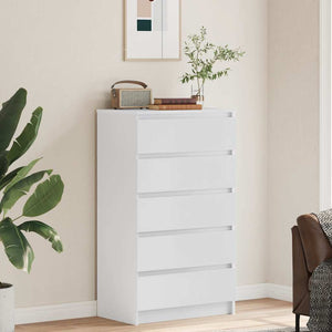 Weißer Schubladenschrank 60x36x103cm