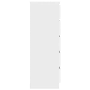 Weißer Schubladenschrank 60x36x103cm