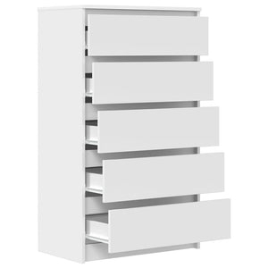 Weißer Schubladenschrank 60x36x103cm