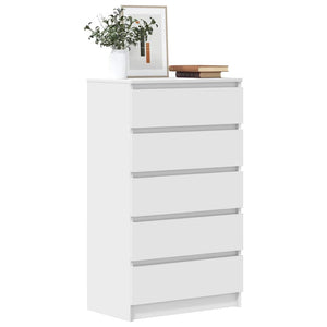 Weißer Schubladenschrank 60x36x103cm