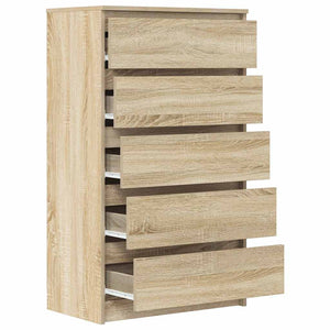 Schubladenschrank Sonoma Eiche 60x36x103 cm