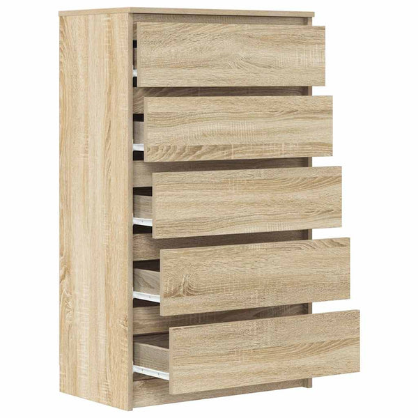 Schubladenschrank Sonoma Eiche 60x36x103 cm