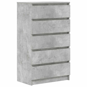 Betongrauer Schubladenschrank 60x103 cm