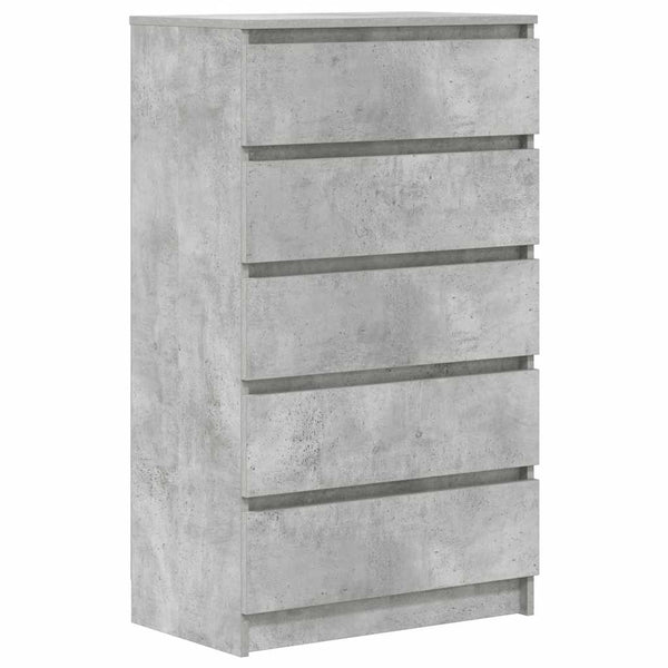 Betongrauer Schubladenschrank 60x103 cm