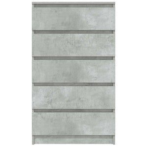 Betongrauer Schubladenschrank 60x103 cm